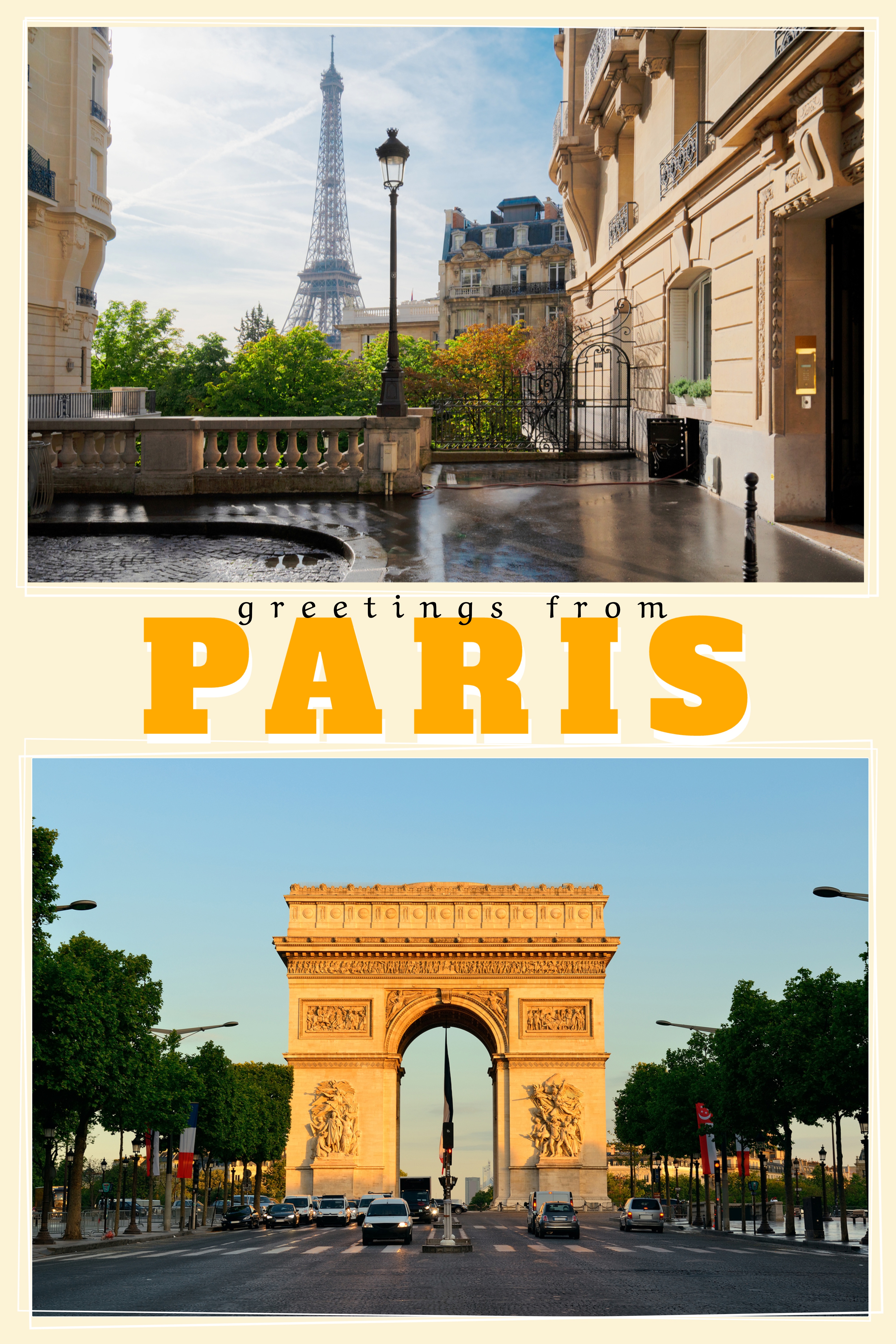 Paris Greeting Card