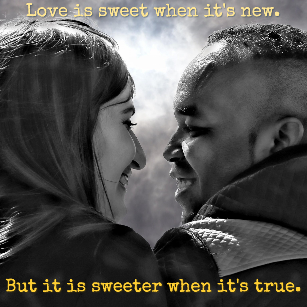 Love_is_sweet_when_it_is_new Quote Card